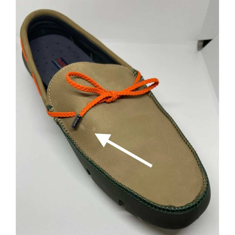 SWIMS Loafers Boat Tan Orange Shoes